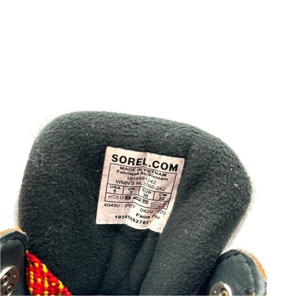 Sorel Women’s Brown Kinetic Conquest Waterproof Winter Lace Up Boots Size 5 - Picture 9 of 10